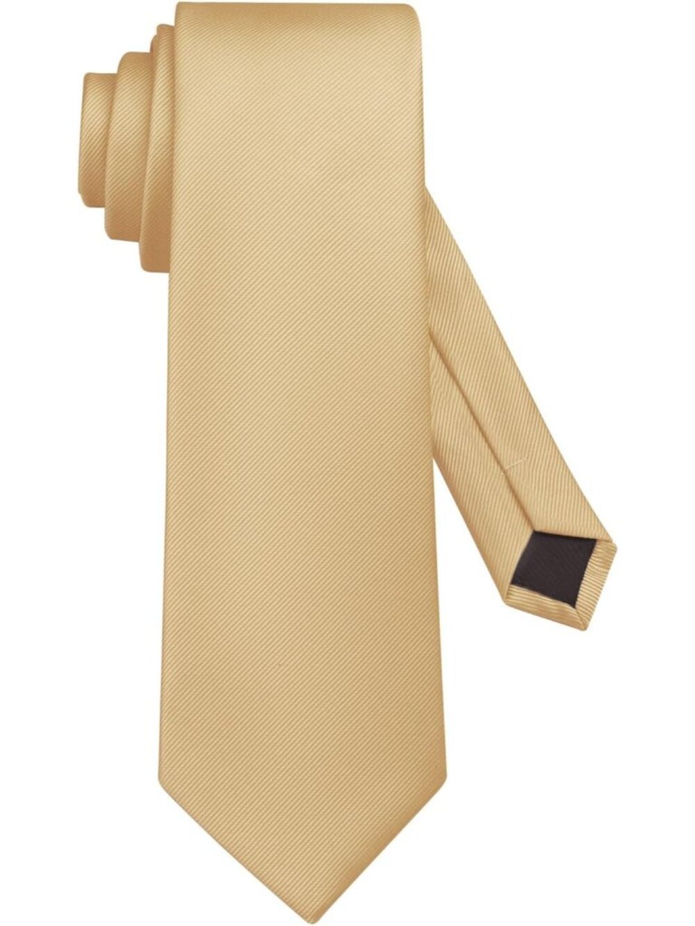 Men's Ties Solid Color Khaki Imported Twill Formal Neckties